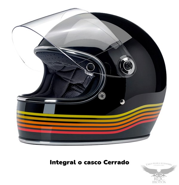 Casco cerrado para moto sale